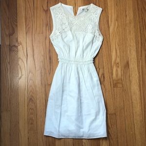 White Cocktail dress with details
